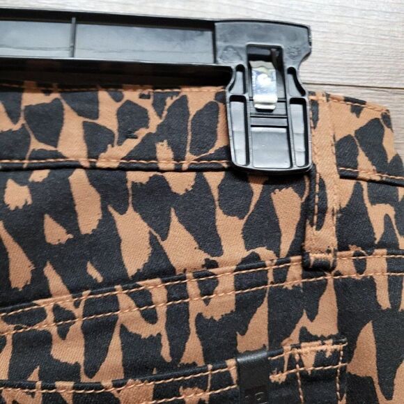 Joe's Jeans Wild Geometric Print The Skinny Jeans‎ Brown Black Women's Size 27 - Picture 10 of 16